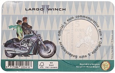 5 евро 2025 года Бельгия «Ларго Винч» (Цветное покрытие — в блистере) — Фото №2