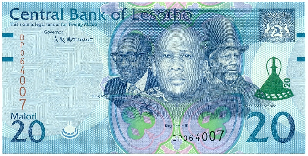 20 малоти 2021 года Лесото — Фото №1