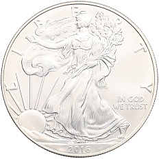 1 доллар 2016 года США «Шагающая Свобода» — Фото №1