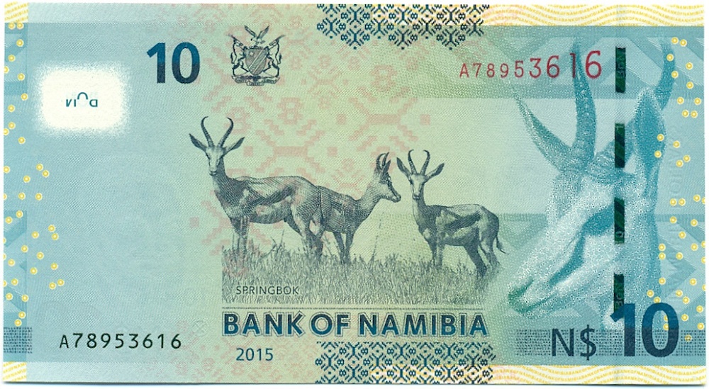 10 долларов 2015 года Намибия — Фото №2