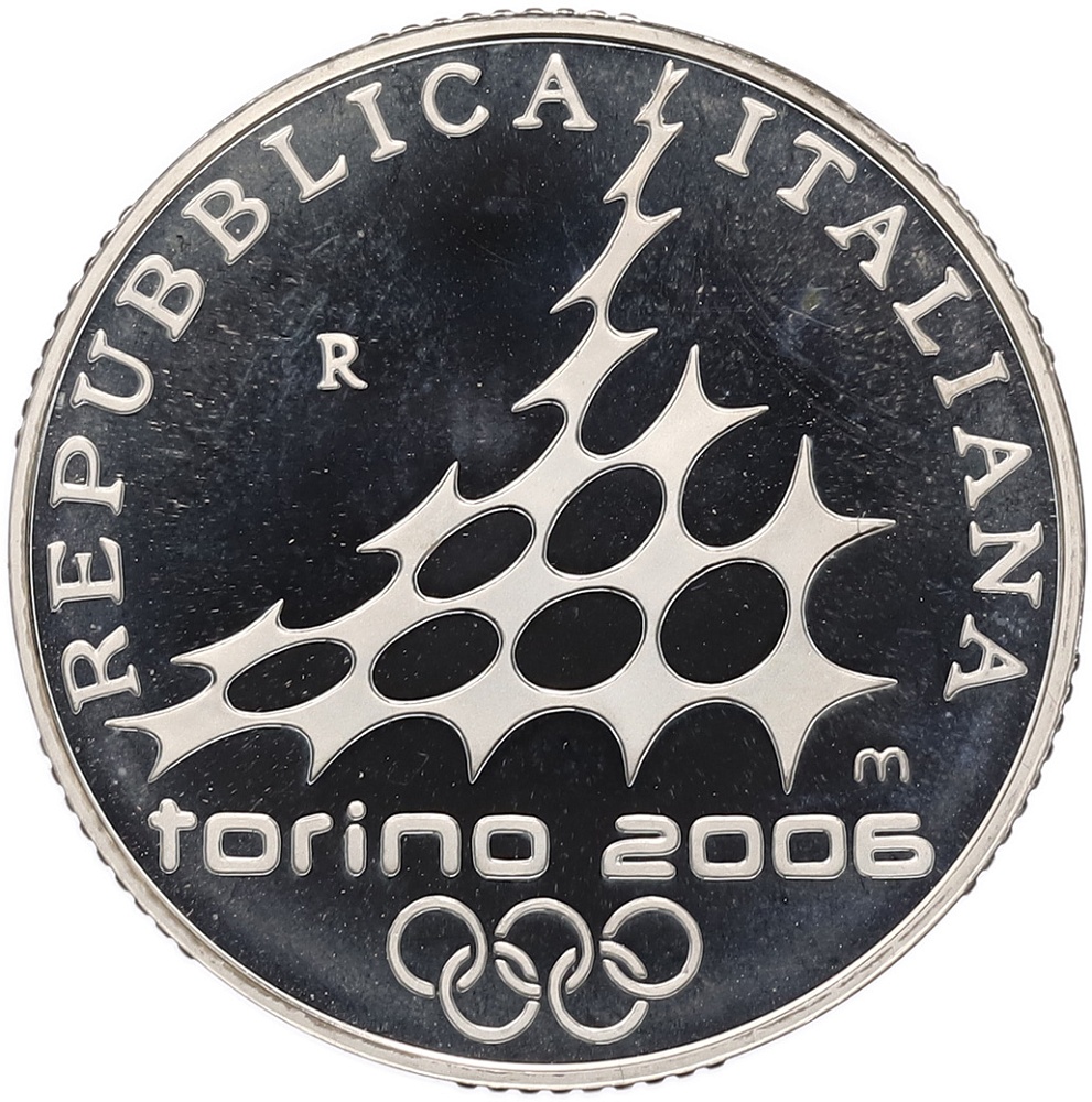 10 евро 2005 года Италия «XX зимние Олимпийские игры 2006 в Турине — Конькобежный спорт» — Фото №2