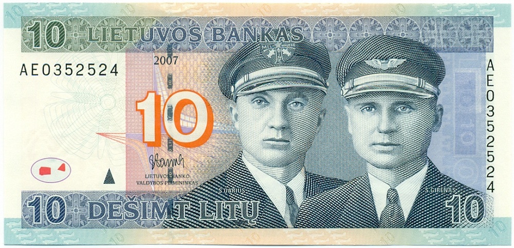 10 лит 2007 года Литва — Фото №1