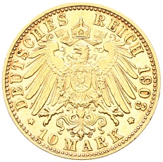 10 марок 1903 года Германия (Бавария) — Фото №2