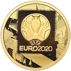 50 рублей 2021 года СПМД «УЕФА Чемпионат Европы по футболу 2020» — Фото №1