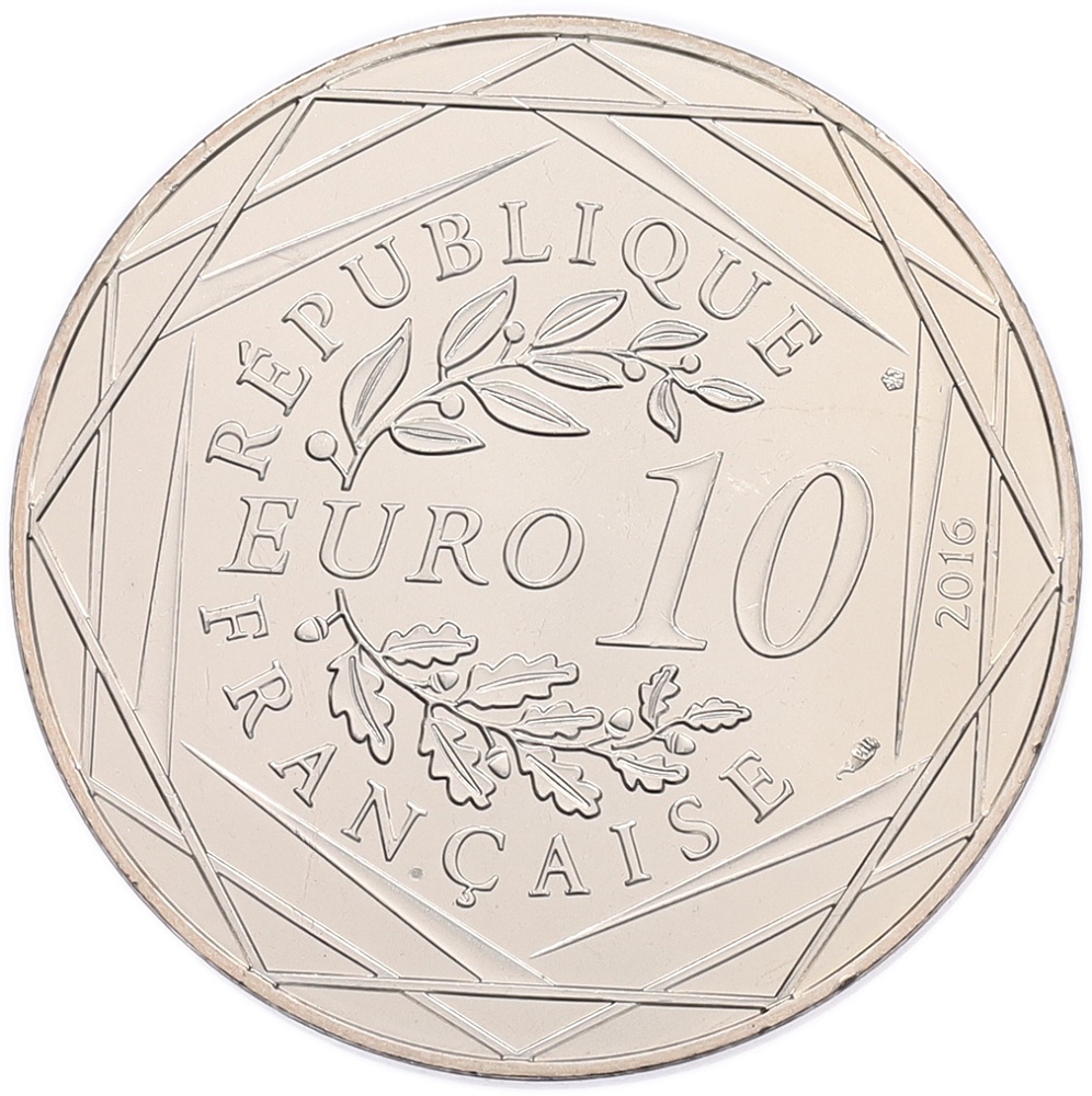 10 евро 2016 года Франция «Маленький принц — Версаль» — Фото №2