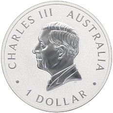 1 доллар 2024 года Австралия «125 лет Монетному двору Перта» — Фото №2