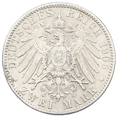 2 марки 1905 года Германия (Бавария) — Фото №2