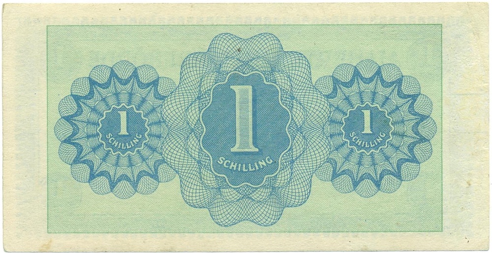 1 шиллинг 1944 года Австрия (Выпуск Союзного коммандования) — Фото №2