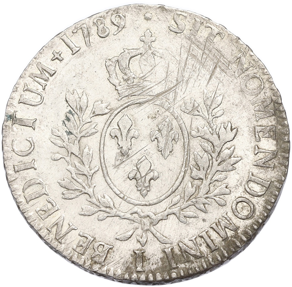 1 экю 1789 года I Франция — Фото №2