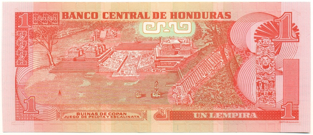 1 лемпира 2010 года Гондурас — Фото №2