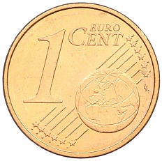 1 евроцент 2001 года Монако — Фото №2