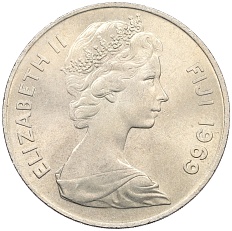 1 доллар 1969 года Фиджи — Фото №2