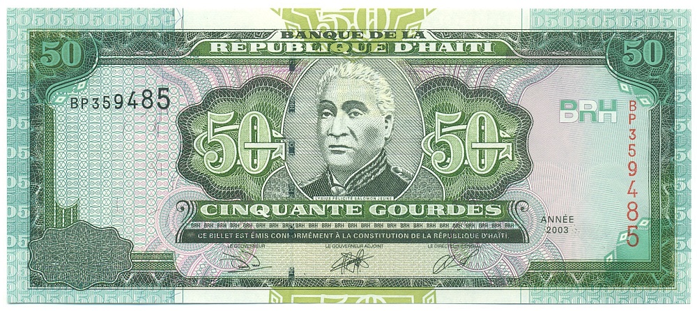 50 гурдов 2003 года Гаити — Фото №1