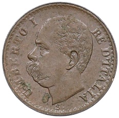 1 чентезимо 1900 года Италия — Фото №2