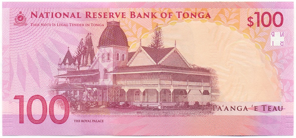 100 паанга 2023 года Тонга — Фото №2