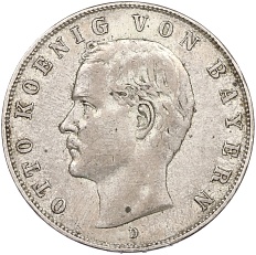 3 марки 1911 года Германия (Бавария) — Фото №1