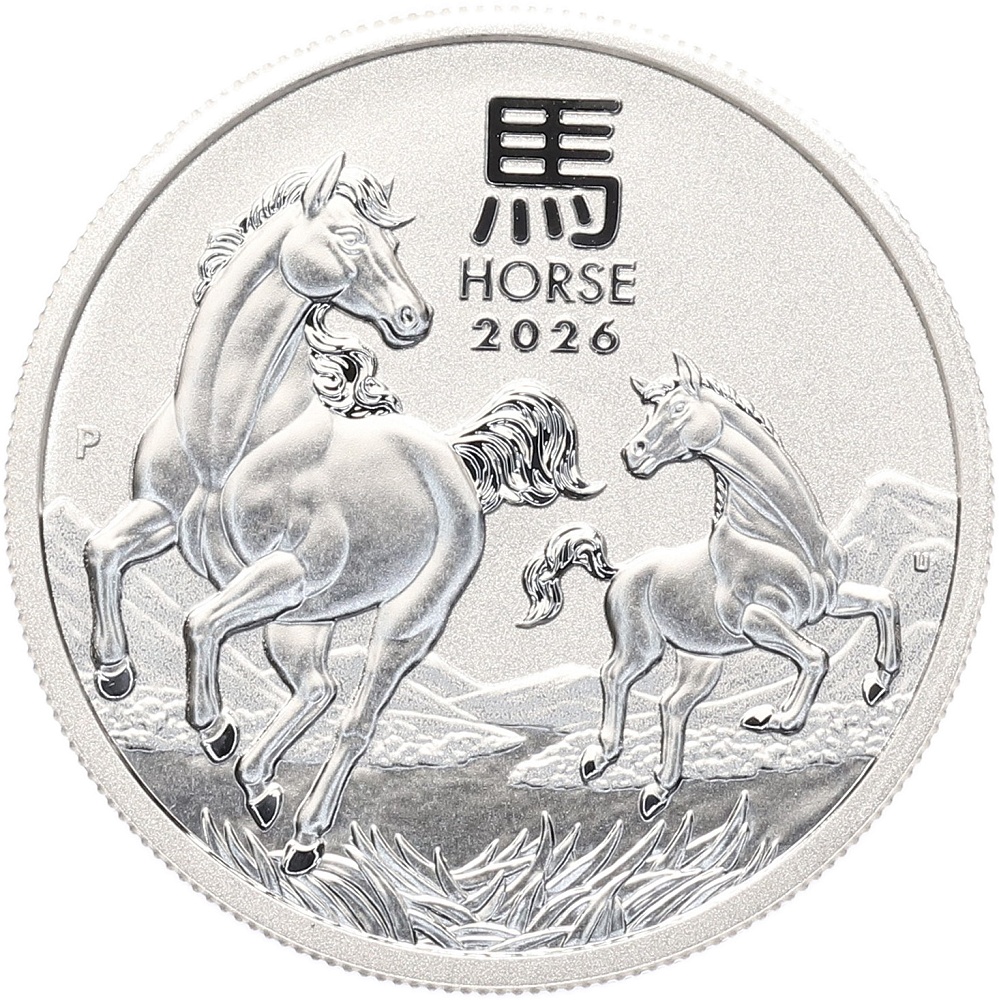50 центов 2026 года Австралия «Китайский гороскоп — Год лошади» — Фото №1