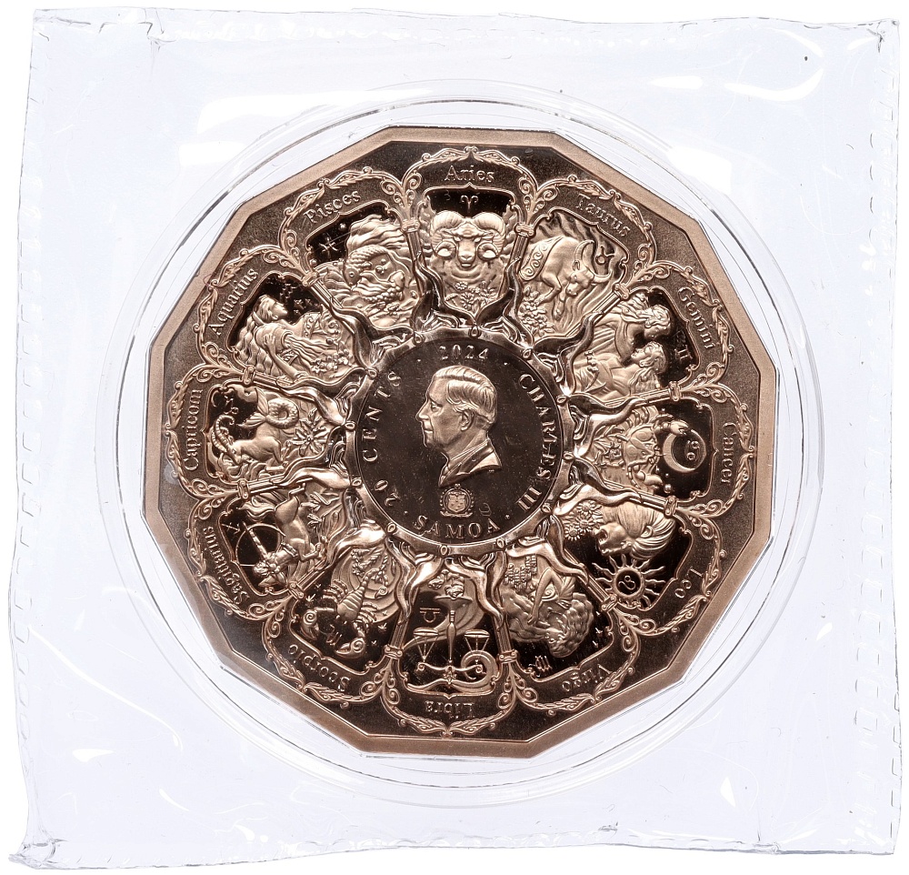 20 центов 2024 года Самоа «Архангел Уриил» — Фото №2