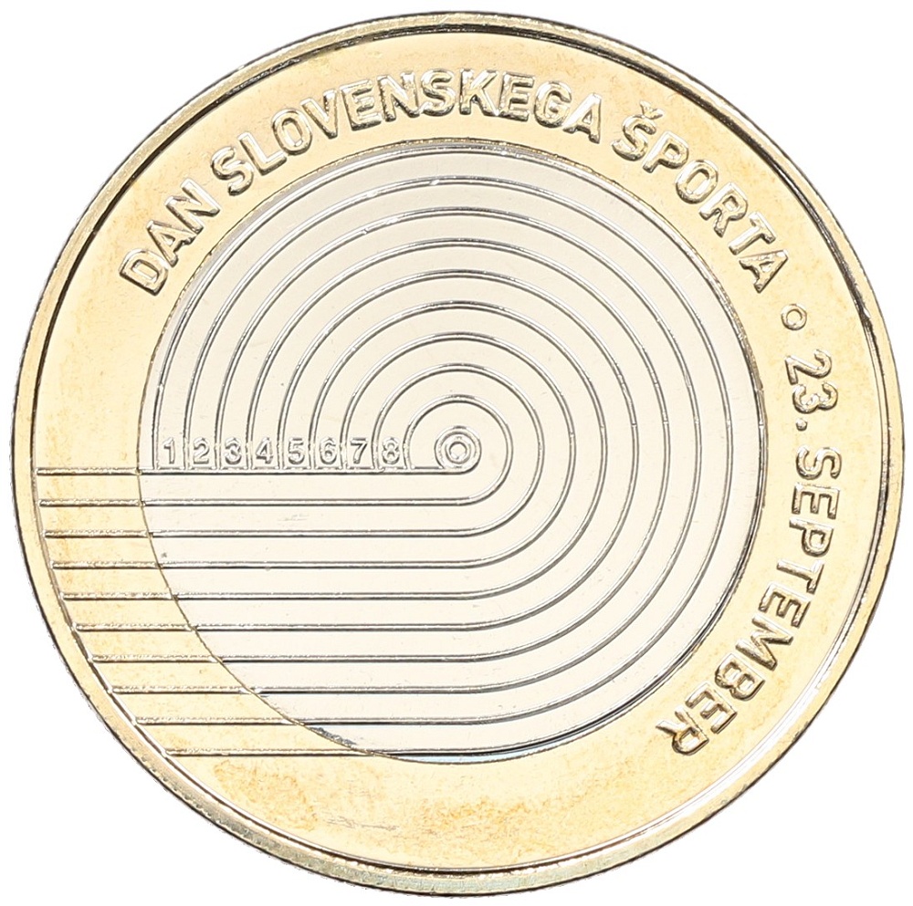 3 евро 2023 года Словения «День словенского спорта» — Фото №1
