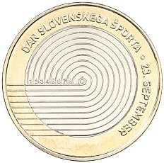 3 евро 2023 года Словения «День словенского спорта» — Фото №1