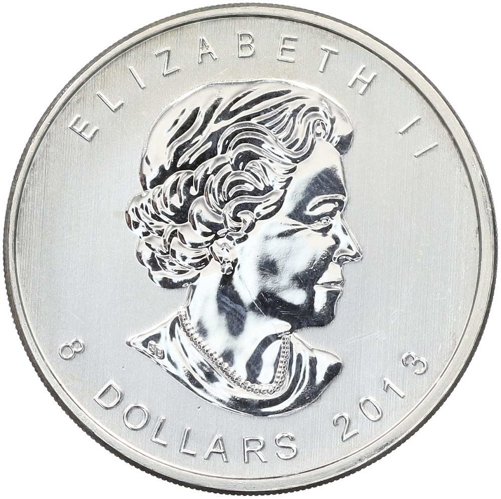 8 долларов 2013 года Канада «Полярный медведь» — Фото №2