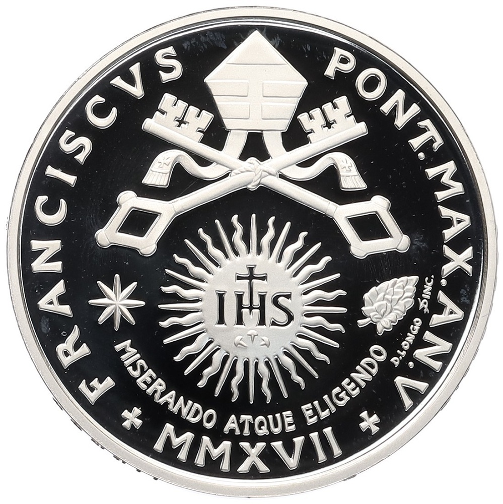 10 евро 2017 года Ватикан «Всемирный день больного» — Фото №2