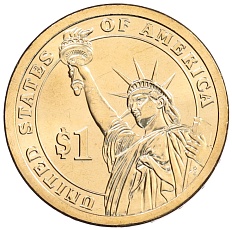 1 доллар 2010 года D США «13-й президент США Миллард Филлмор» — Фото №2