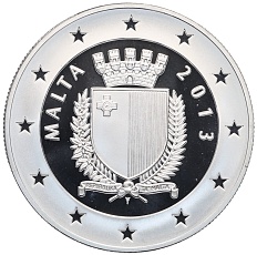 10 евро 2013 года Мальта «Дун Карм Псайла» — Фото №2