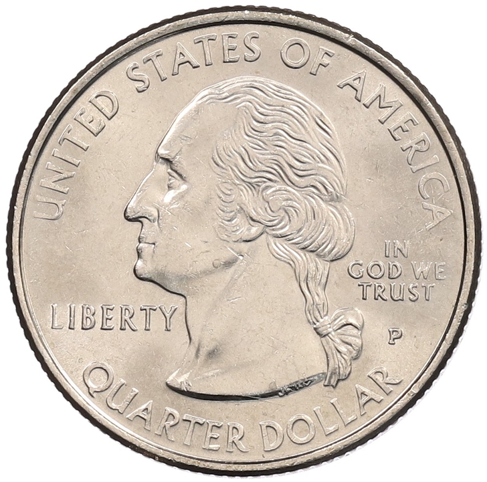 1/4 доллара (25 центов) 1999 года P США «Штаты и территории — Нью-Джерси» — Фото №2