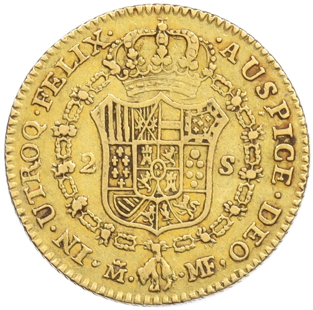 2 эскудо 1794 года Испания — Фото №2