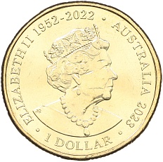 1 доллар 2023 года Австралия «Большие австралийские вещи – большой тасманийский дьявол» — Фото №2