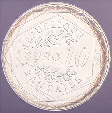 10 евро 2018 года Франция «Франция — Чемпионы мира FIFA» (в блистере) — Фото №2