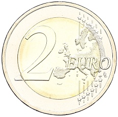 2 евро 2009 года Словакия «20 лет Бархатной Революции» — Фото №2