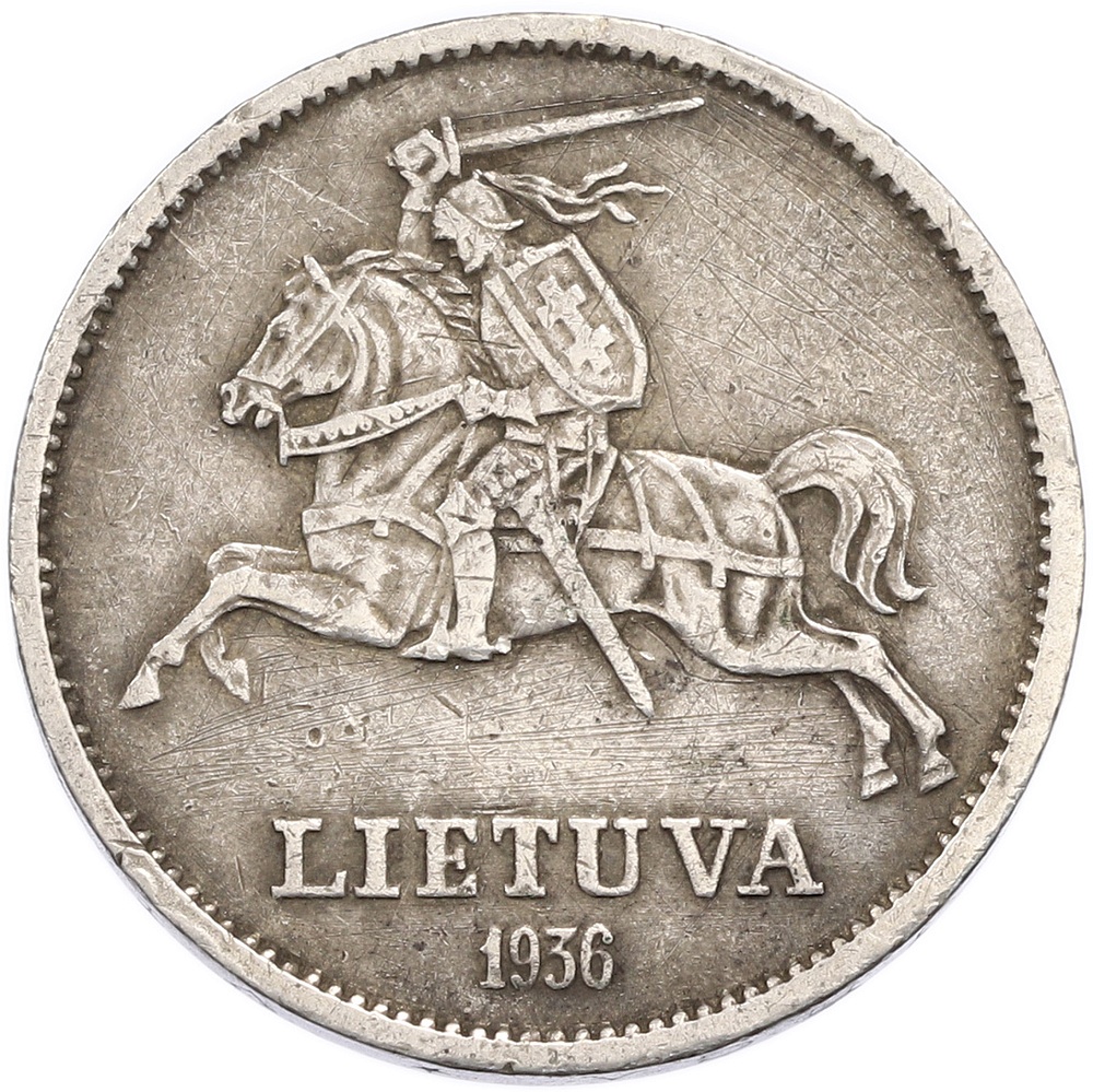 10 лит 1936 года Литва — Фото №2