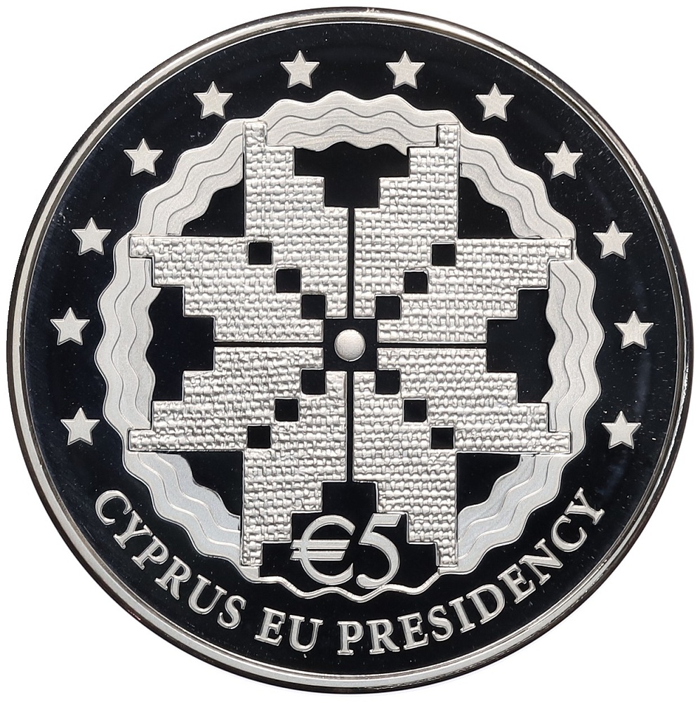 5 евро 2012 года Кипр «Президентство Кипра в Совете ЕС» — Фото №1
