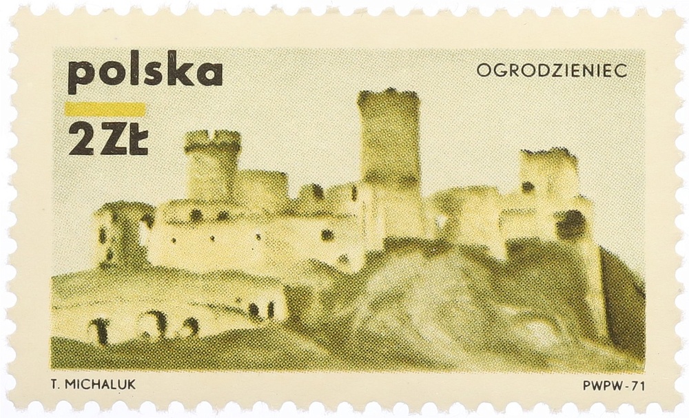 Почтовая марка 2 злотых 1971 года Польша «Польские замки» — Фото №1
