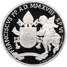 10 евро 2018 года Ватикан «40 лет со дня смерти Папы Иоанна Павла I» — Фото №2