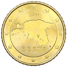 50 евроцентов 2011 года Эстония — Фото №1