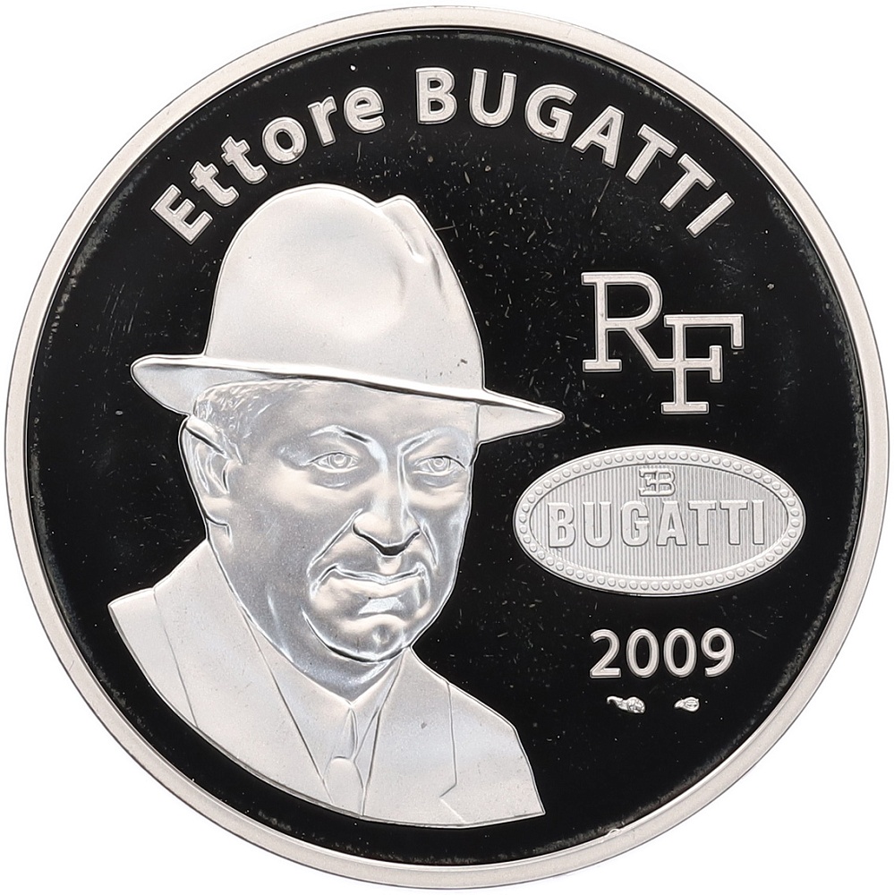 20 евро 2009 года Франция «100 лет созданию бренда Бугатти — Этторе Бугатти» — Фото №1