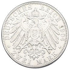 2 марки 1904 года Германия (Бавария) — Фото №2