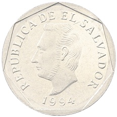 5 сентаво 1994 года Сальвадор — Фото №1
