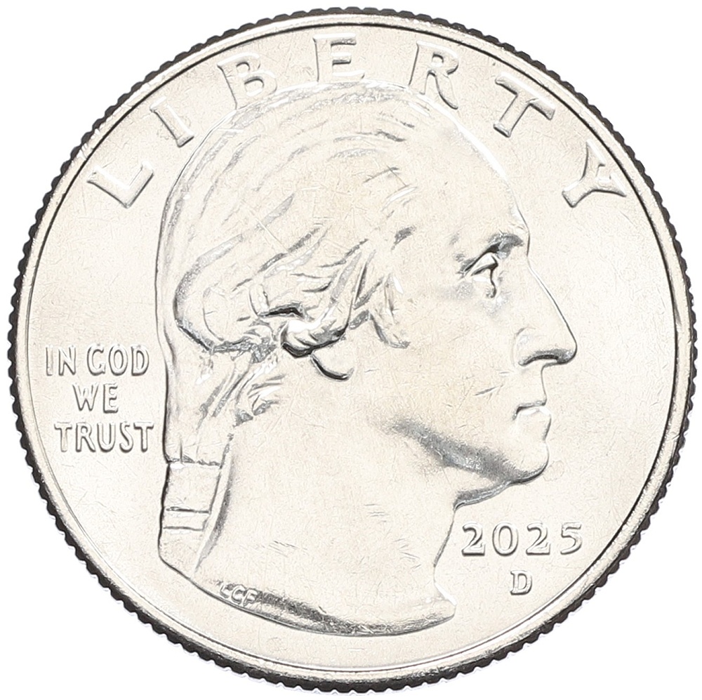 1/4 доллара (25 центов) 2025 года D США «Американские женщины — Доктор Вера Рубин» — Фото №2