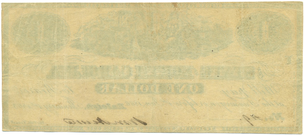 1 доллар 1863 года США — Штат Северная Каролина — Фото №2