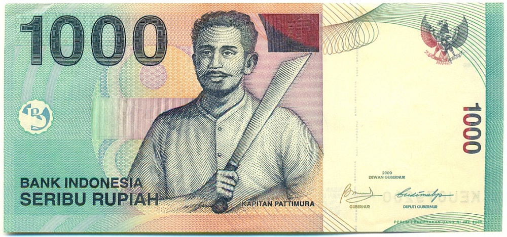 1000 рупий 2009 года Индонезия — Фото №1