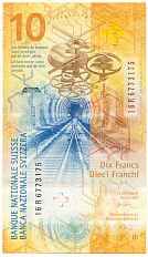 10 франков 2016 года Швейцария — Фото №2