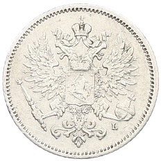 25 пенни 1908 года Русская Финляндия — Фото №2