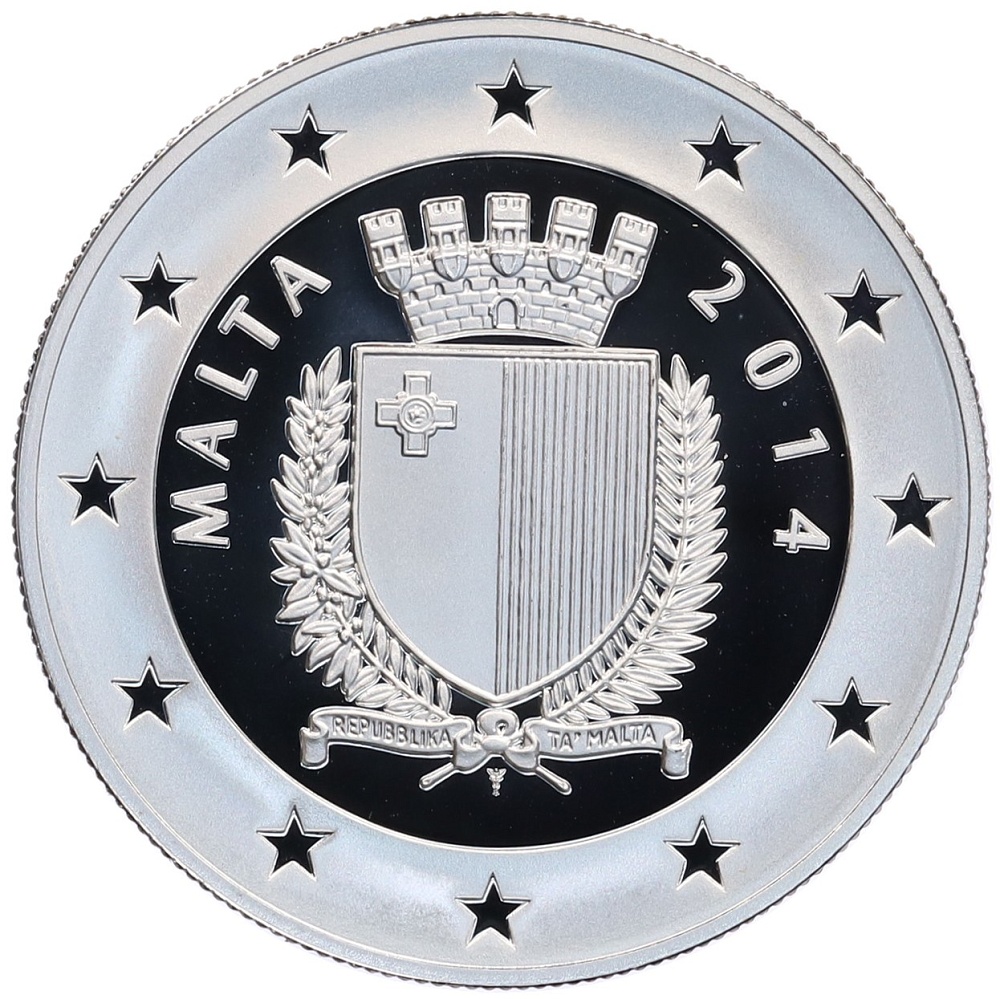 10 евро 2014 года Мальта «Чарльз Камиллери» — Фото №2