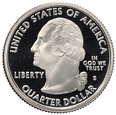 1/4 доллара (25 центов) 2005 года S США «Штаты и территории — Орегон» — Фото №2