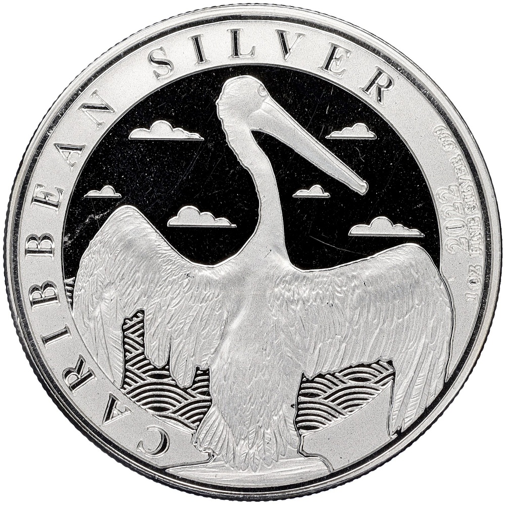 1 доллар 2022 года Барбадос «Пеликан» — Фото №1