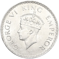 1 рупия 1941 года Британская Индия — Фото №2